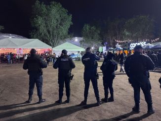 Operativo de seguridad en Feria de Rincón de Romos