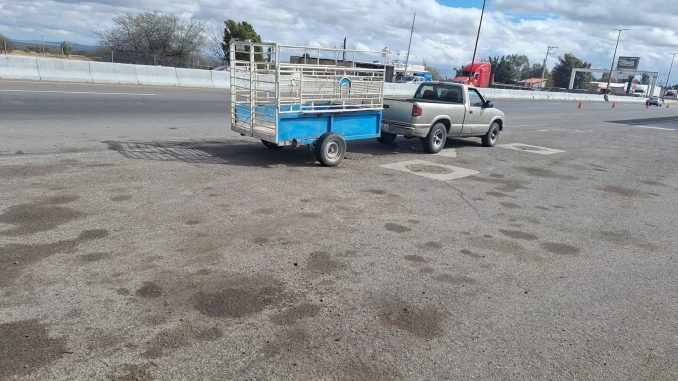 Remolque asegurado por circular con alteraciones