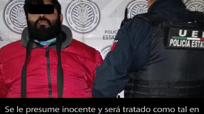 Detienen a sujeto por daños a patrulla de la Policía Estatal