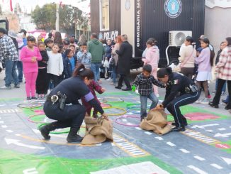 Continúan actividades en Stand de prevención de la Feria de Rincón de Romos