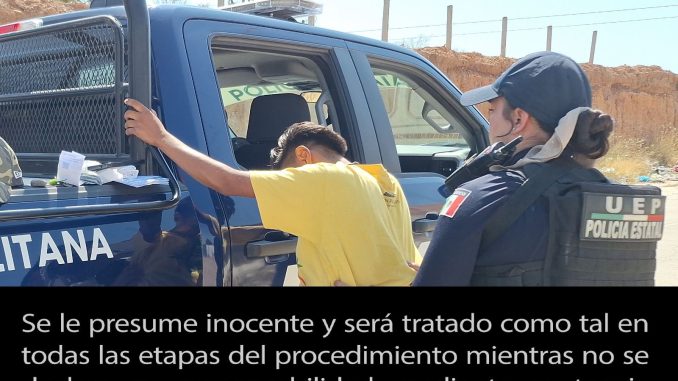 Detienen sujeto señalado por robo