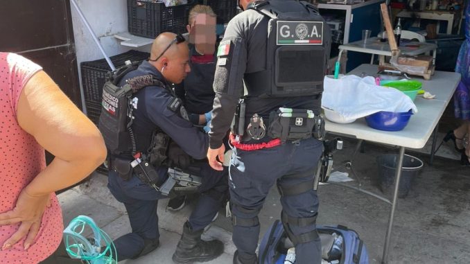 Paramédicos del Grupo de Operaciones Aéreas (GOA) de la SSPM de Aguascalientes brindaron auxilio a dos personas del sexo femenino