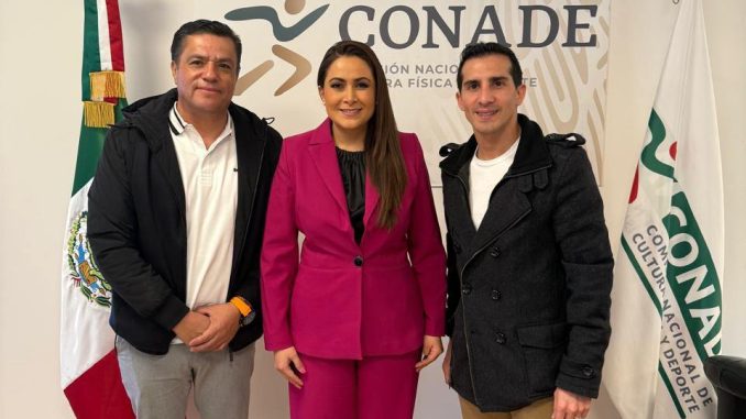 Reunión con Rommel Pacheco, Director de la Comisión Nacional de Cultura Física y Deporte de Gobierno Federal: Tere Jiménez