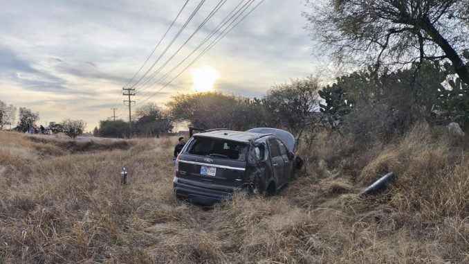 Atienden accidente de tránsito en El Llano