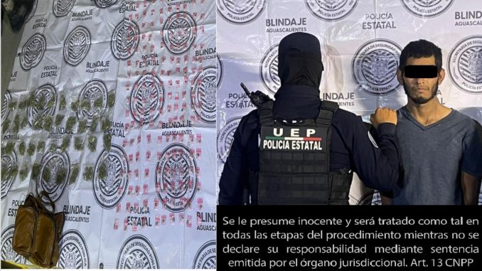 Detienen a presunto distribuidor de drogas en Jesús María