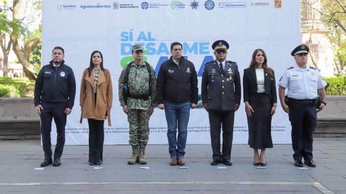 Se instala en Aguascalientes Módulo del Programa de Canje de Armas "Sí al desarme, Sí a la Paz"