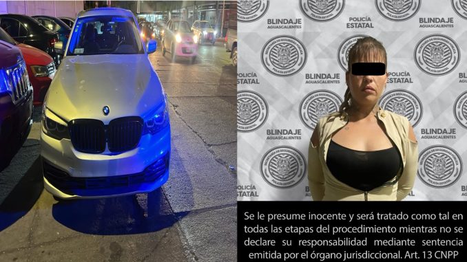 Detienen a una persona por conducir un vehículo con reporte de robo vigente