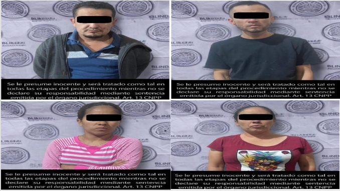 Detienen a cuatro sujetos por resistencia de particulares y posesión de un arma blanca