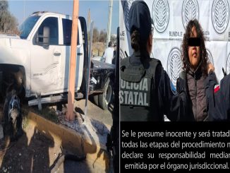 Policía Estatal detiene a Mujer presunta responsable de la muerte de un ciclista y robo de un vehículo