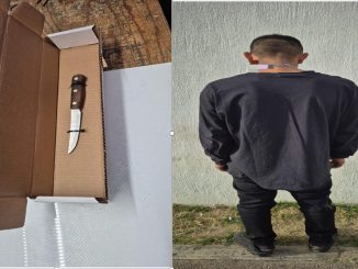 Policías de la SSPE detienen una persona en el Guadalupe Peralta, por la presunta portación de un arma prohibida