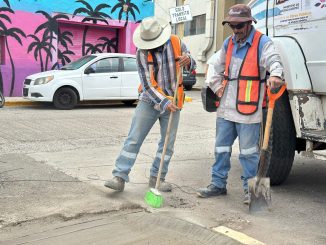 Realiza Secretaría de Obras Públicas Municipales trabajos preventivos en la zona ferial