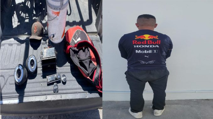 Elementos de la SSPM de Aguascalientes detienen a un presunto roba autos en Lindavista tras darle seguimiento en videovigilancia