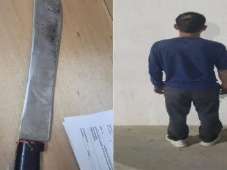Policías Municipales de Aguascalientes detienen a una persona el fraccionamiento Villa de las Palmas, por la portación de un arma prohibida