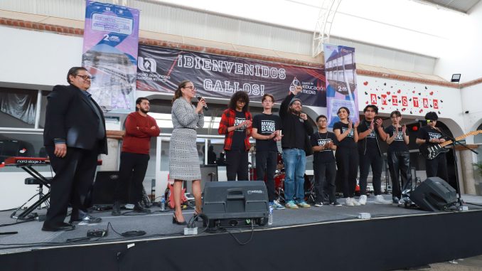 Polifonía Universitaria llega a Bachuaa Plantel Norte con un vibrante concierto de rock