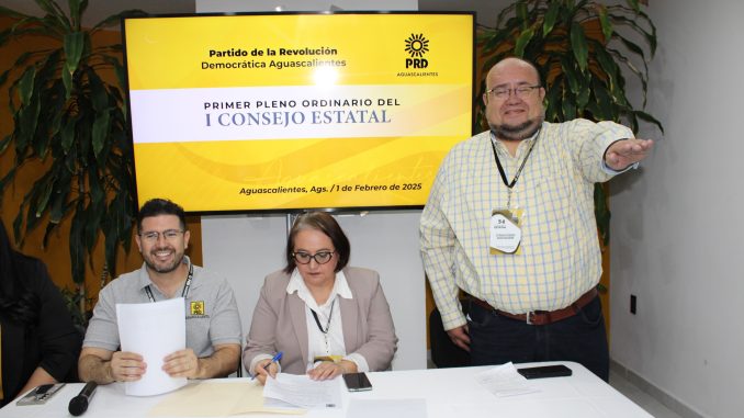 Toma de protesta del nuevo presidente de la Dirección Estatal Ejecutiva y Secretarías de la DEE Aguascalientes