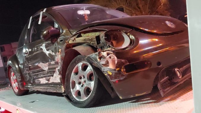 Policías Viales de Aguascalientes atendieron el reporte de accidente que se realizó sobre Boulevard Adolfo Ruiz Cortines