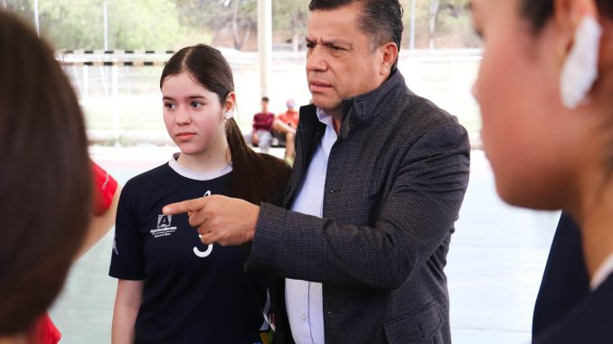 Fogueo de Handball entre escuadras de Aguascalientes y Colima