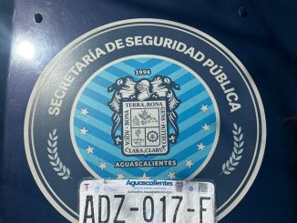 Aseguran vehículo con placas de circulación falsas