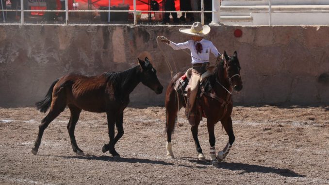 Se realizó en Calvillo la eliminatoria del Estatal de Charrería
