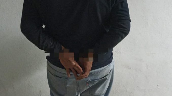 Luego de un conflicto entre particulares, elementos de la SSPM de Aguascalientes detienen a una persona por el delito de lesiones