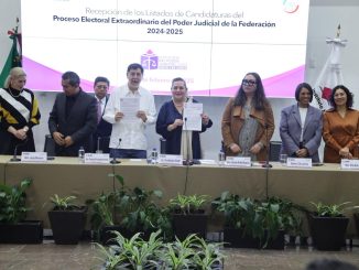 Entrega Senado de la República al INE listados de candidaturas del PEEPJF 2024-2025