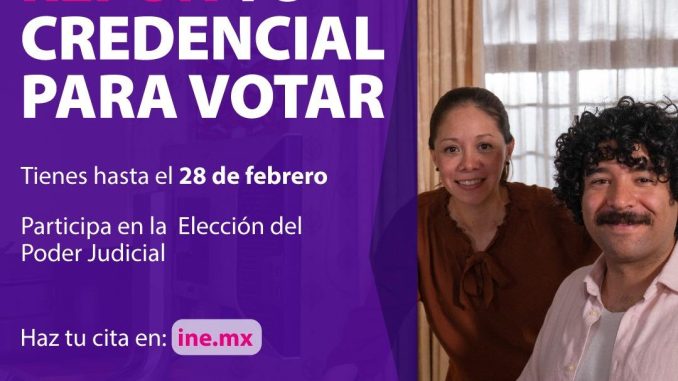 Aún puedes reponer tu credencial, tienes hasta el 28 de febrero
