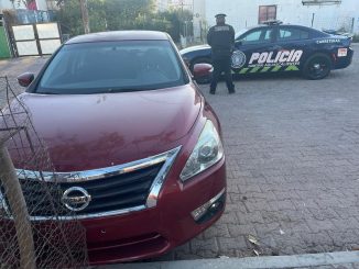 Aseguran un vehículo con reporte de robo