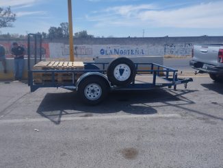 Aseguran remolque con alteraciones en su número de serie