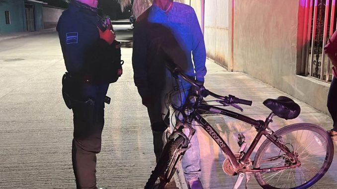 Recuperan bicicleta con reporte de robo
