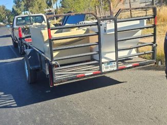 Aseguran remolque con alteraciones en su número de serie