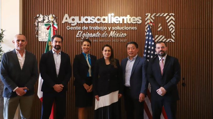 Directivos de Empresa estadounidense reiteran ante la Gobernadora Tere Jiménez su confianza en Aguascalientes
