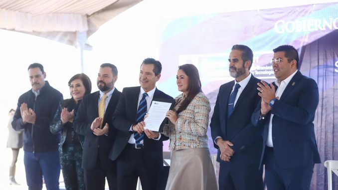 Con una inversión de 600 millones de pesos. inicia construcción de nuevo Parque industrial al norte del Estado