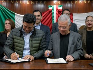 Firman Convenio de colaboración Municipio de Aguascalientes y Patronato de la Feria Nacional de San Marcos