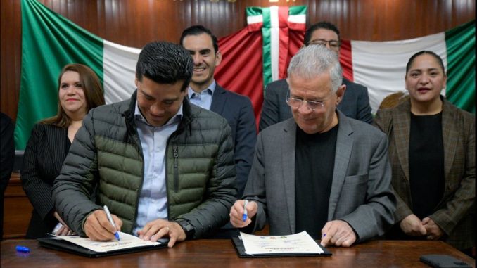 Firman Convenio de colaboración Municipio de Aguascalientes y Patronato de la Feria Nacional de San Marcos