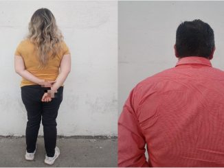 Una pareja de personas es detenida por Policías Municipales de Aguascalientes tras sustraer mercancía de una tienda de auto servicio sin realizar el pago