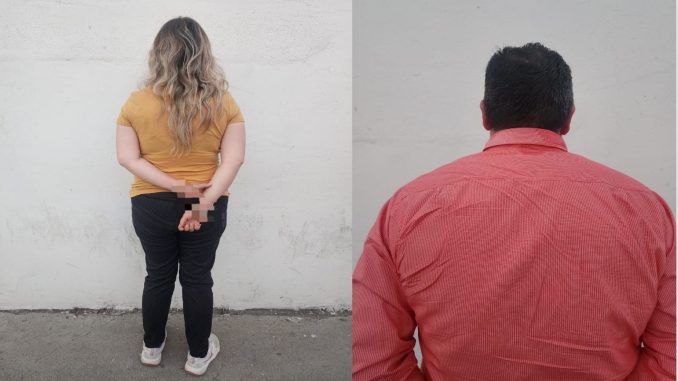 Una pareja de personas es detenida por Policías Municipales de Aguascalientes tras sustraer mercancía de una tienda de auto servicio sin realizar el pago