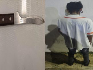 Policías Municipales de Aguascalientes detienen a una persona por el delito de portación de arma prohibida