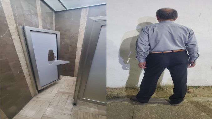 Policías de la SSPM de Aguascalientes detienen a una persona por el delito de daños a las cosas