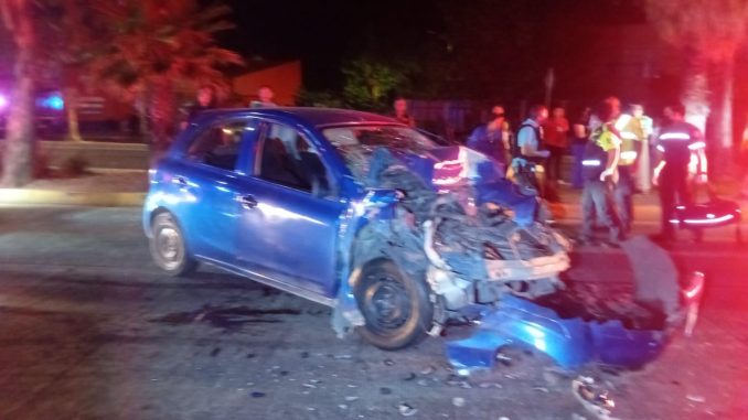 Policías Viales de Aguascalientes atienden reporte de accidente tipo choque que dejó saldo de una persona lesionada