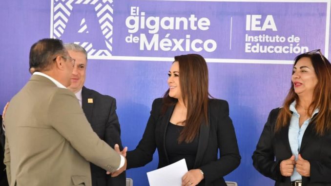 Entrega Gobernadora Tere Jiménez nueva infraestructura educativa en Secundaria de Villas de Nuestra Señora de la Asunción