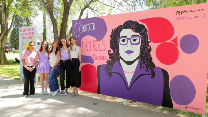 UAA visibiliza el arte femenino en su corredor Lourdes Maldonado