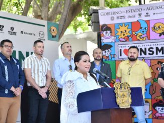 Gobernadora Tere Jiménez encabeza la colocación del tradicional Bando Solemne de la Feria Nacional de San Marcos 2025