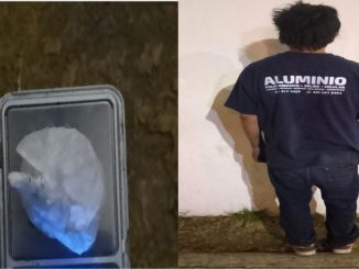 En calles del fraccionamiento México es detenida una persona por probables delitos contra la salud