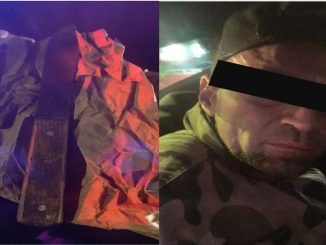 Agresivo sujeto es detenido en la colonia El Llanito, por Policías de la SSPM en posesión de un cuuchillo de aproximadamente 30 cm de largo