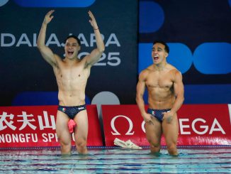 Osmar Olvera y Juan Celaya ganan el oro en Copa Mundial de clavados