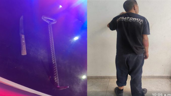 Policías Municipales detienen a una persona por el delito de violencia de género