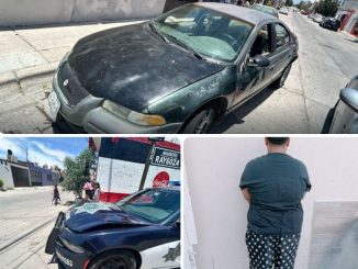 Persona que impactó una patrulla fue detenida por Policías Municipales