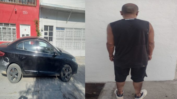 Hombre es detenido por conducir un vehículo con reporte de robo, recuperándolo la Policía Municipal