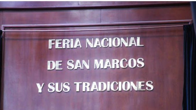Congreso de Aguascalientes develó letras Doradas "Feria Nacional de San Marcos y sus tradiciones"