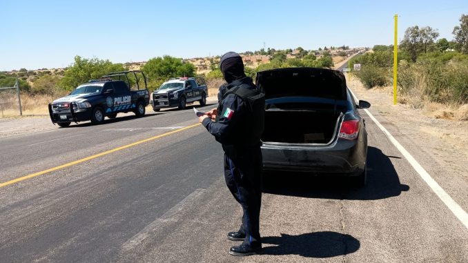Policía Estatal refuerza Operativo Blindaje en las fronteras del Estado